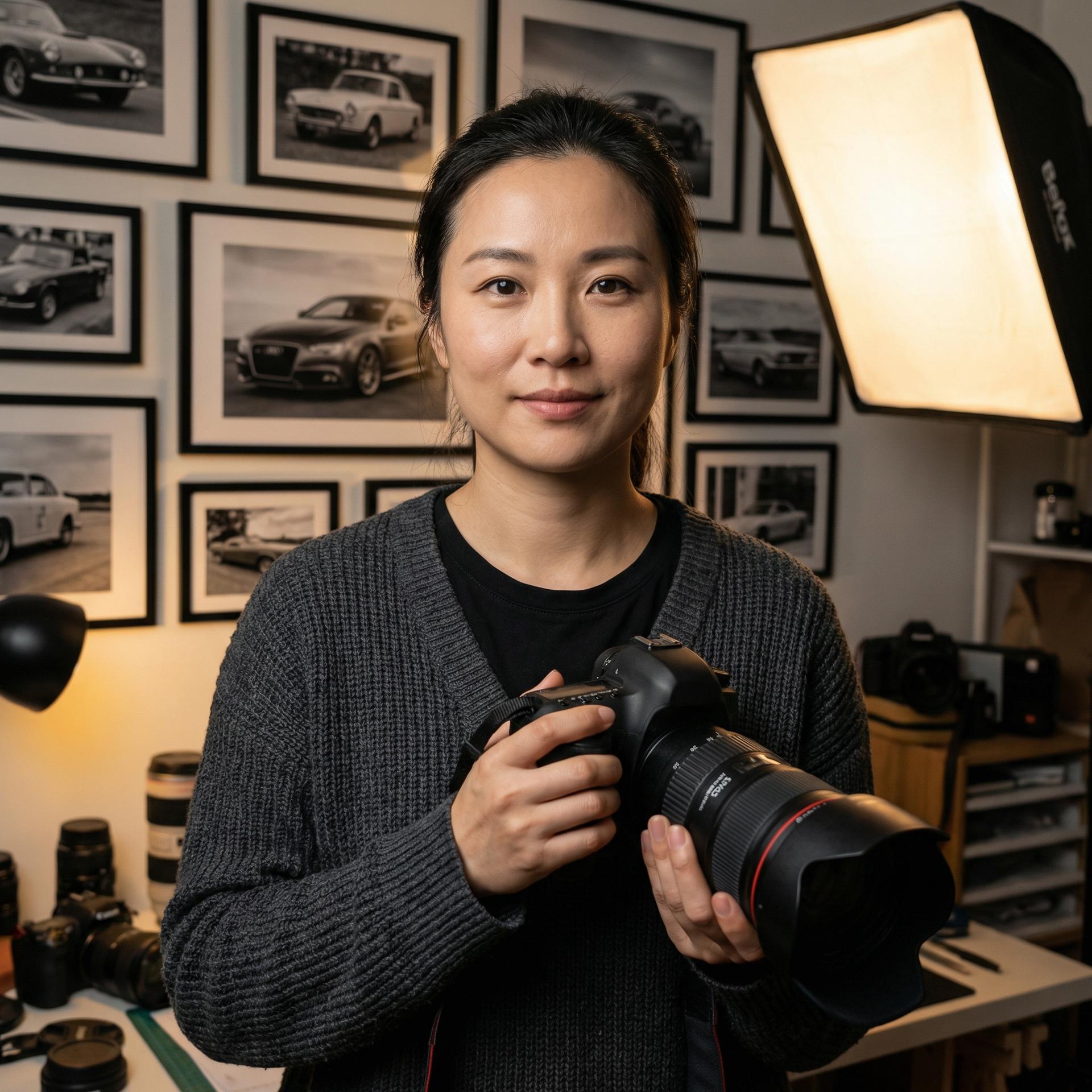 女神视频汽车摄影总监林晓彤