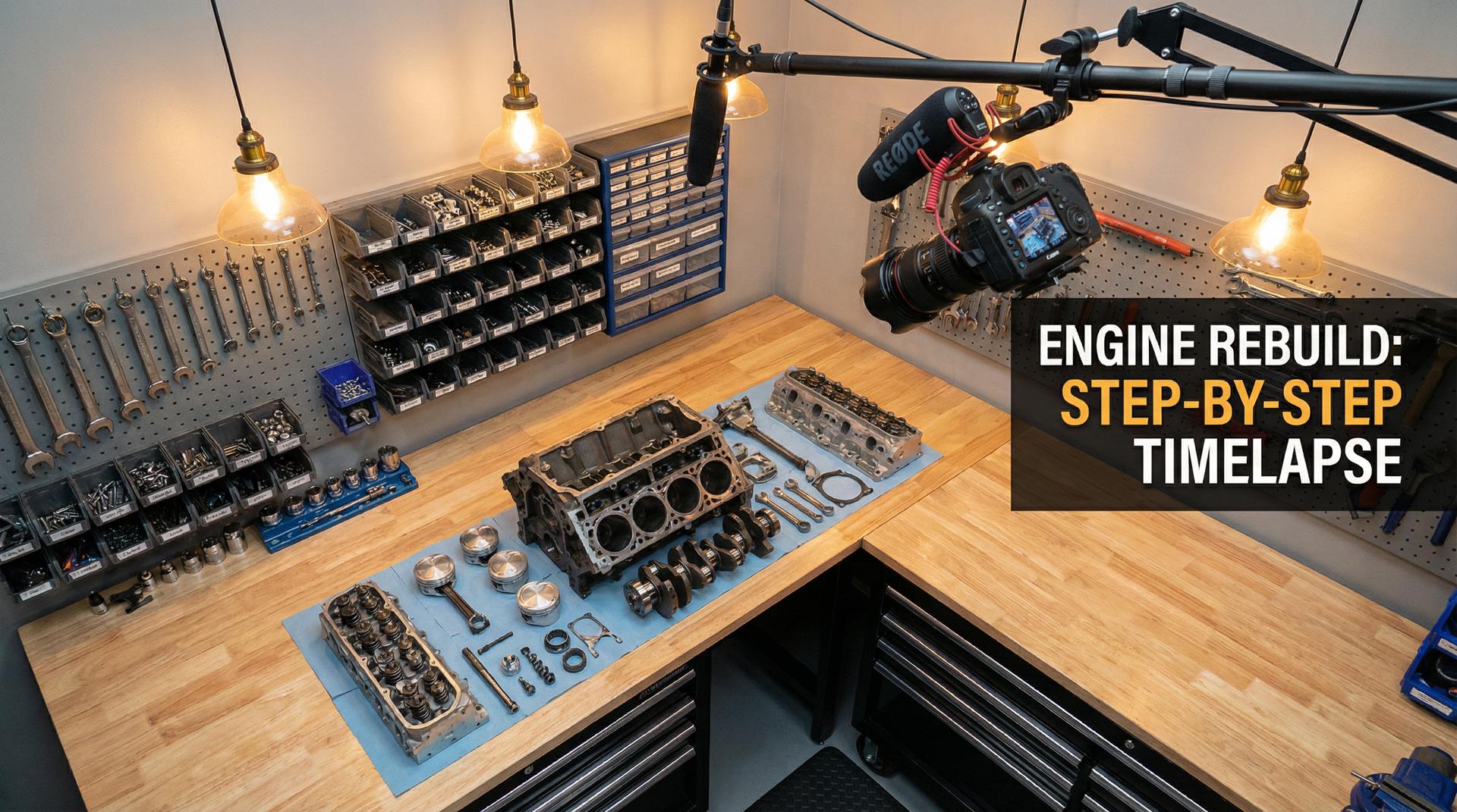 女神视频视频：发动机拆解重组