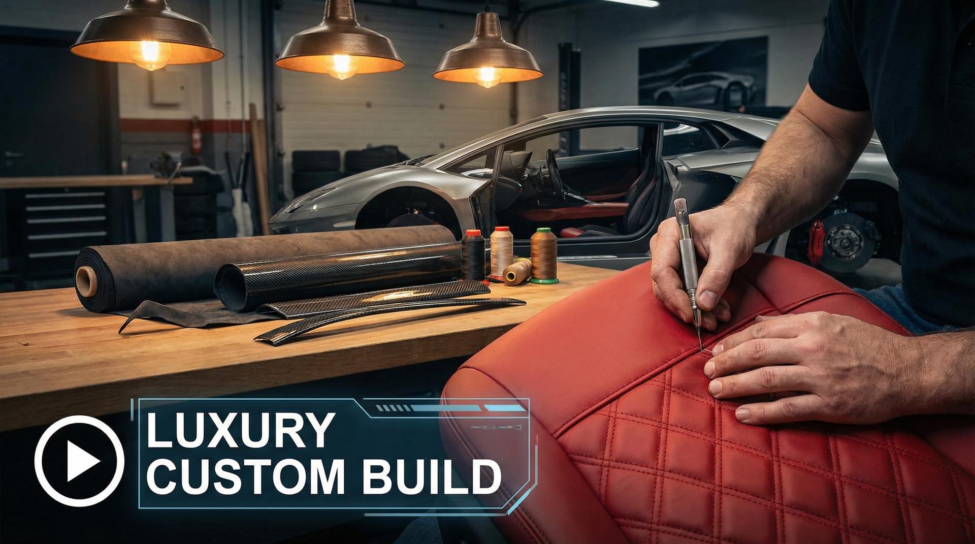 女神视频视频：超跑内饰定制改装